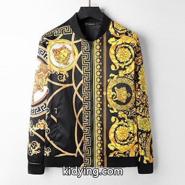 2022春夏☆VERSACE ジャケット上級者アイテムヴェルサーチコピーおしゃれコーディネート-0