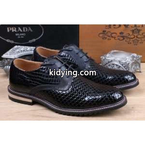 2014 PRADA プラダ 大人気☆NEW!!ビジネスシューズ  2色可選_ビジネスシューズ_メンズファッション_スーパーコピーブランド激安通販 専門店-0