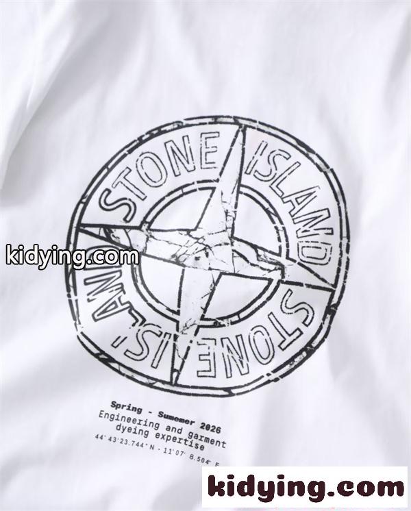 STONE ISLAND ストーンアイランド コピー 話題独走 ブラック ベーシックカラー 軽量コットン 快適 Tシャツ-6