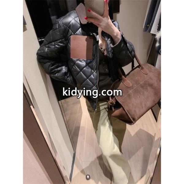 冬仕様 カーキ キルティング LOEWE ロエベ コピー ジャケット 軽量設計 人気 定番-4