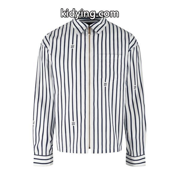 ♥ルイ ヴィトンシャツコピー LV Crown Stripes 優しいおしゃれコーディネート2026人気上品☆☆-0