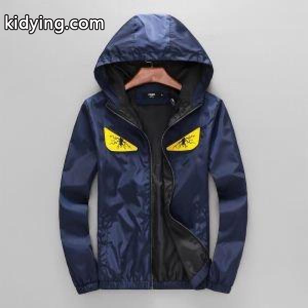 フェンディ 激安FENDIハイネック仕様カジュアルシルエット体型カバーパーカーお得100%新品ロックアメカジ系男性秋冬対応-0