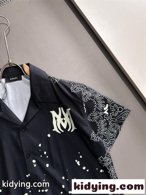 AMIRI セットアップ シャツ ハーフパンツ モード系 軽量 夏コーデ アミリ スーパーコピー 2026新作-2