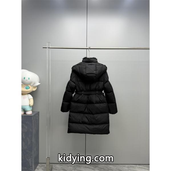 ブラックロングダウン ベルト & フリース襟 秋冬エレガント モンクレール コピーコート MONCLER レディース-7