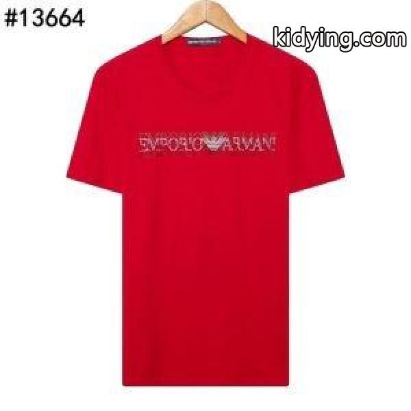 2019春夏の流行をチェック 半袖Tシャツ セレブや芸能人からも愛用 アルマーニ ARMANI_アルマーニ ARMANI_ブランド コピー 激安(日本最大級)-2