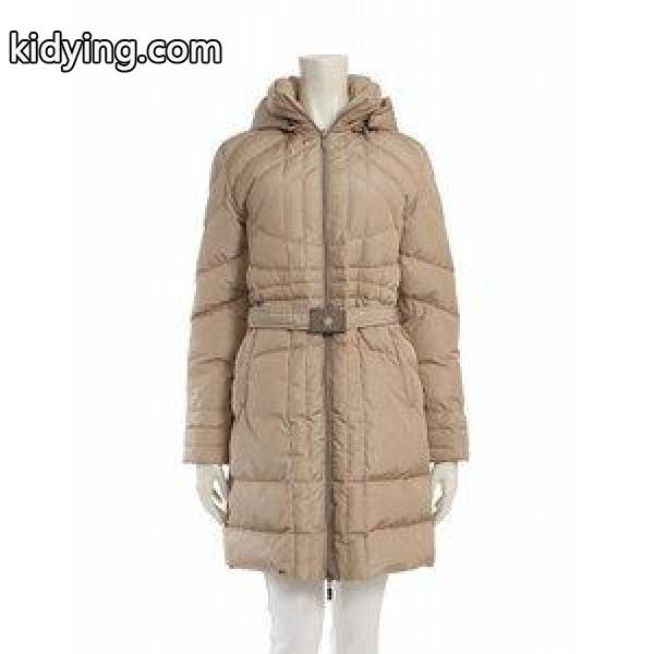 モンクレール MONCLER ダウンコート ロングコート ベージュ XXS アウター 無地 00 フェザー MONTANA 49328 ハンガー ベルト フード付き レディース【中古】 :114-201711271236:ブランド古着販売のベクトル - 通販ショッピング-0