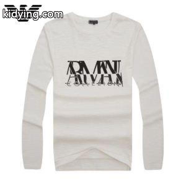 ARMANI新作入荷最新作幅広いアイテム男性Tシャツストリートシルエット定番品ロングＴシャツアルマーニ 服 コピー-0