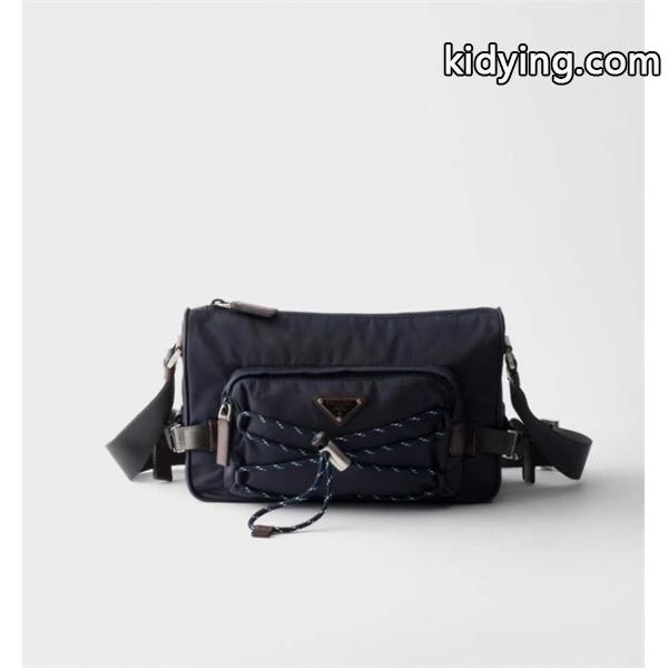 PRADA 激安 メッセンジャーバッグ 2VH192 Re-Nylon ショルダー メンズ レディース 大容量 斜め掛けバッグ-2