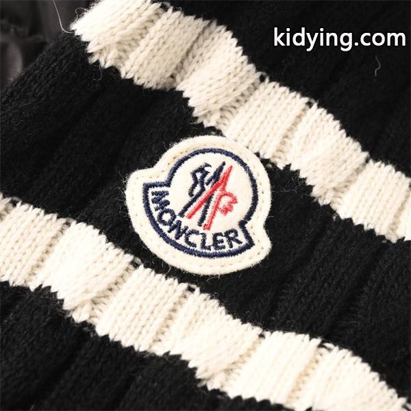 MONCLER モンクレール コピー 入手困難 ブラック ニット ダウンジャケット レイヤード-5