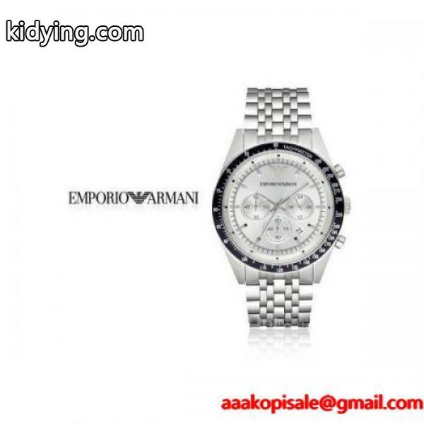エンポリオ アルマーニ EMPORIO ARMANI 時計 メンズ腕時計 シルバー AR6073 :ACW6073:connection - 通販ショッピング-0