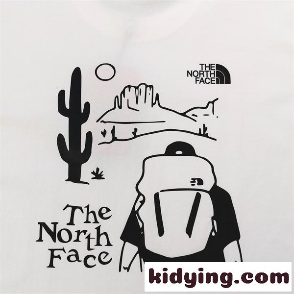 THE NORTH FACE ザノースフェイス コピー 人気高騰 ホワイト ベーシックデザイン シンプルカジュアル Tシャツ-6