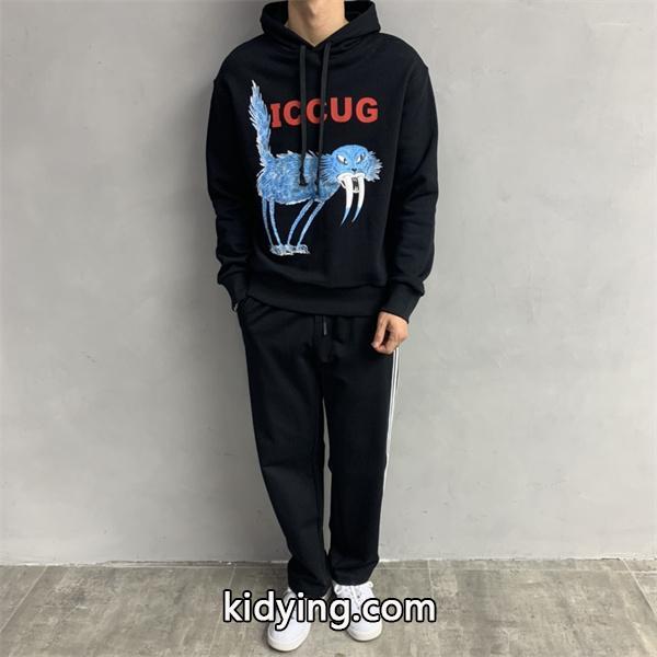 ブルー怪獣 ブラック グッチ GUCCI コピーパーカー メンズ マスキュリン 季節限定モデル-7