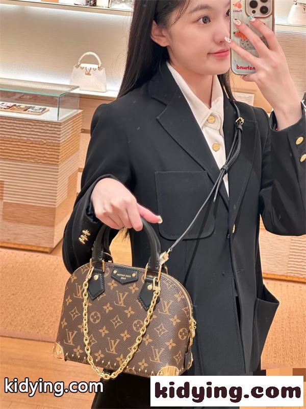 LV Alma Trunk&&ルイヴィトンハンドバッグコピー2026春夏最新人気モノグラムデザイン-3