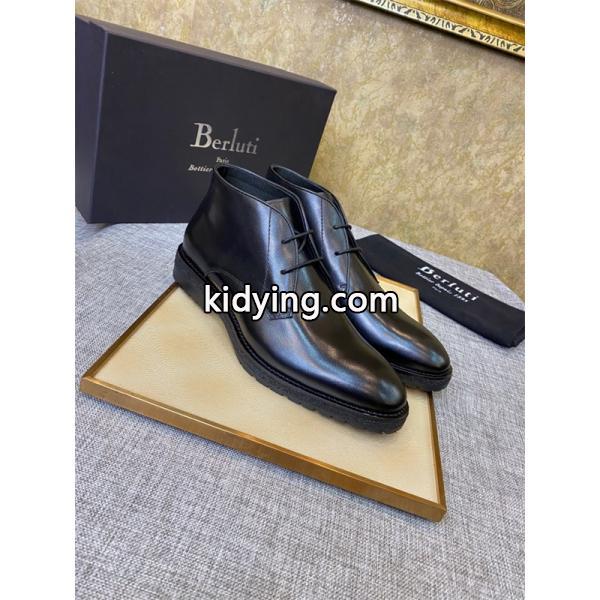 Berluti ベルルッティ コピー 洗練 ミニマル プレーントゥ  2026新作 ブーツ-1