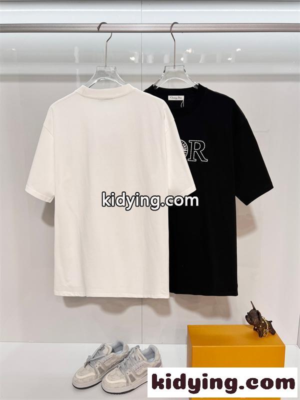 STONE ISLAND*DIOR ディオール コピー 注目商品 半袖Tシャツ ロゴ刺繍 ソフトコットン シンプル-9