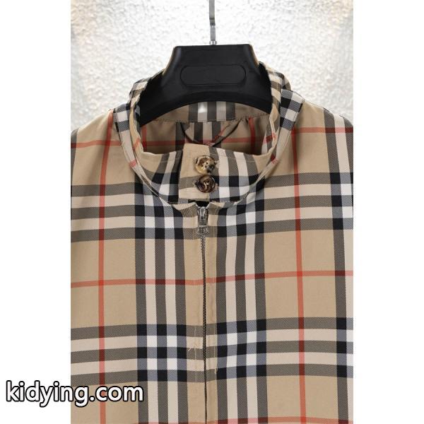 Burberry カーキ格子柄 秋冬注目 バーバリー スーパーコピー ジャケット シグネチャーデザイン-1