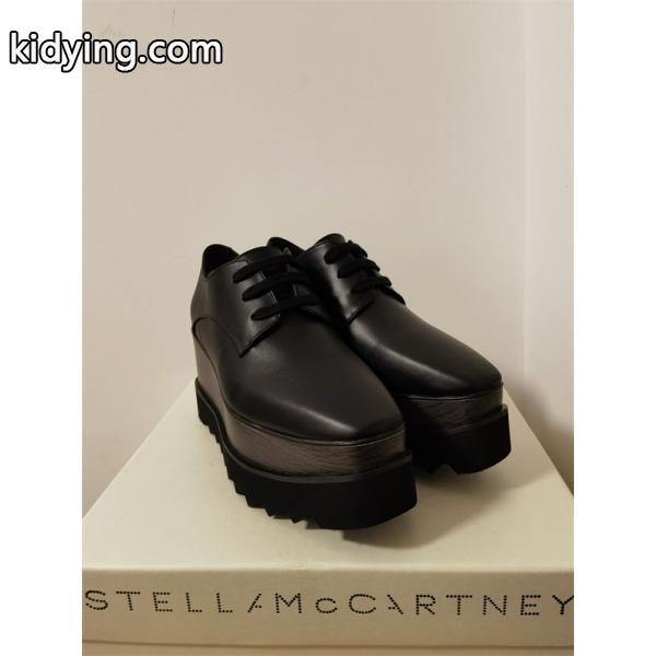2026新作 ブラック STELLA McCARTNEY ステラマッカートニー コピー 厚底シューズ シンプル 洗練-5