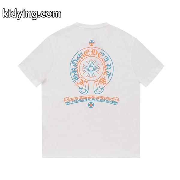 人気度高めの新作　クロムハーツ CHROME HEARTS 半袖Tシャツ 2色可選　抜群の着心地_クロムハーツ CHROME HEARTS_ブランド コピー 激安(日本最大級)-0