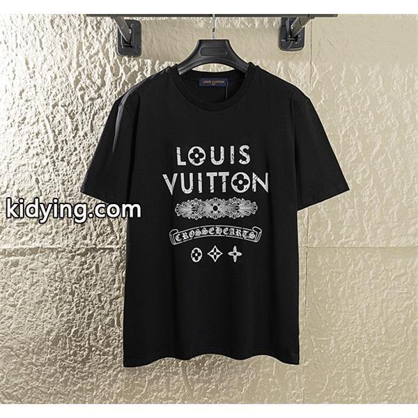 今っぽさ人気定番品 2色可選 ルイ ヴィトン LOUIS VUITTON 半袖Tシャツ ブランド コピー 激安(日本最大級)-0
