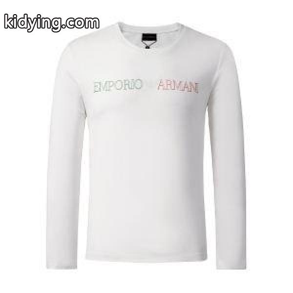 2018人気度高めの新作 長袖Tシャツ アルマーニ ARMANI 3色可選 人気沸騰なアイテム_アルマーニ ARMANI_ブランド コピー 激安(日本最大級)-2