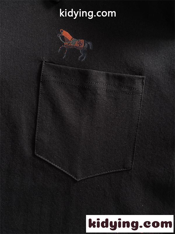 HERMES エルメス コピー 半袖ポロシャツ 刺繍 上品 カジュアル きれいめ 快適 トップス-4