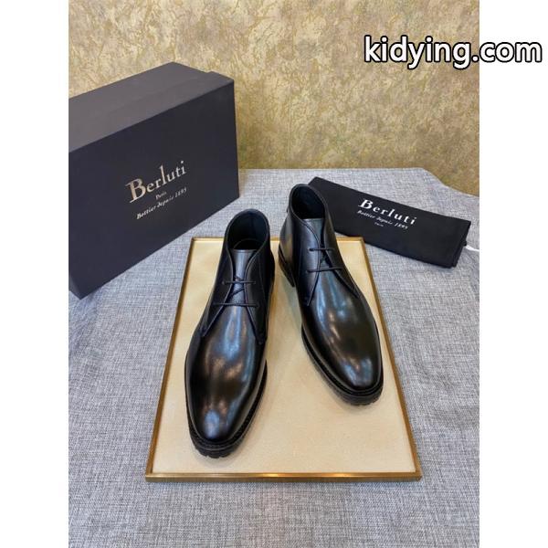Berluti ベルルッティ コピー 洗練 ミニマル プレーントゥ  2026新作 ブーツ-8