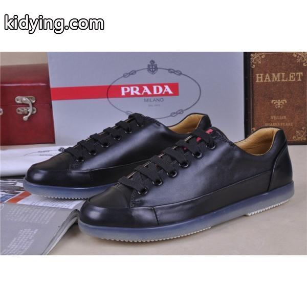 人気商品 2013-14秋冬新作 PRADA プラダ スニーカー 靴 ブラック_スニーカー、靴_メンズファッション_スーパーコピーブランド激安通販 専門店-0