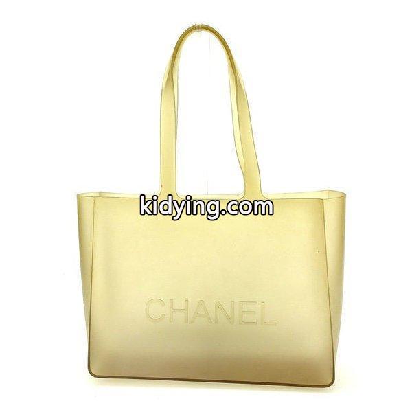 Chanel バッグ トートバッグ ロゴ クリアベージュ レディース 中古 Bag :Y4472:ブランドデポTOKYO - 通販ショッピング-0