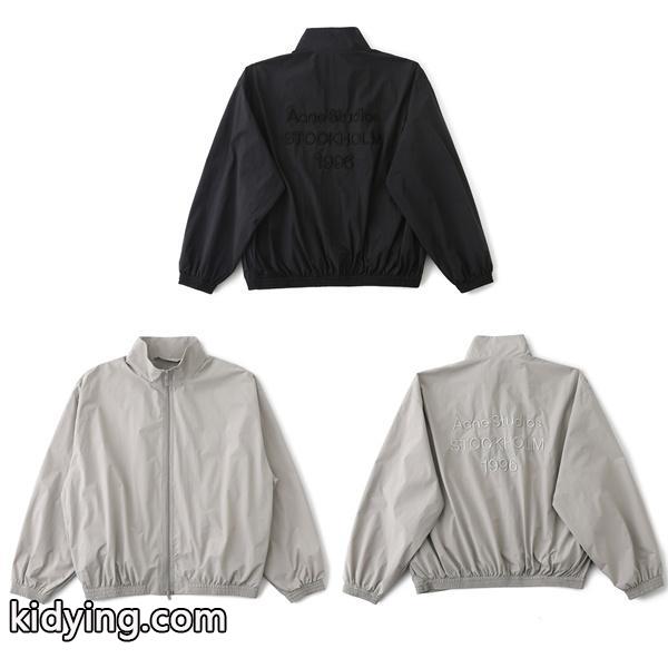 ACNE STUDIOS アクネ ストゥディオズ コピー 数量限定 ブラック バックロゴ ジャケット トレンド-0