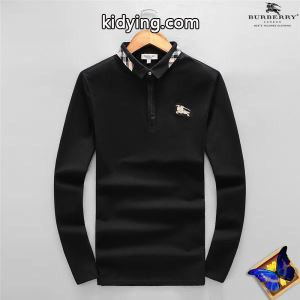 2017秋冬 バーバリー BURBERRY 長袖Tシャツ 2色可選 スタイルアップ効果_長袖Tシャツ_メンズファッション_スーパーコピーブランド激安通販 専門店-0