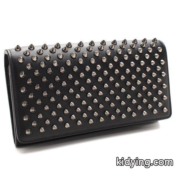 クリスチャンルブタン Christian Louboutin 2つ折り長財布 小銭入付き 1165076-B078 BLACK/GUNMETAL ブラック :clo116507602:ビッグヒット Yahoo!店 - 通販ショッピング-0