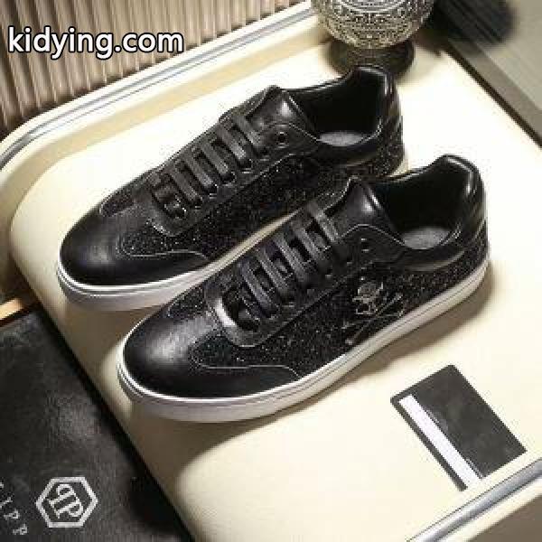 スタイルアップ効果 PHILIPP PLEIN フラットシューズフィリッププレイン 2色可選 品質保証2017_フィリッププレイン PHILIPP PLEIN_ブランド コピー 激安(日本最大級)-1