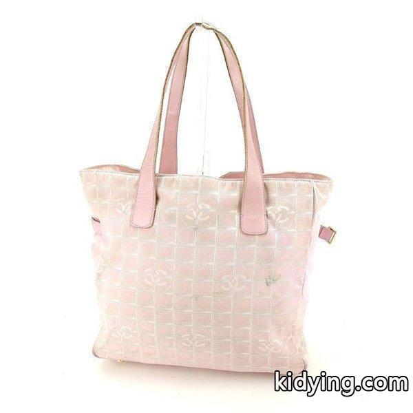 Chanel バッグ トートバッグ ニュートラベルライン トートGM ピンク ゴールド レディース 中古 Bag :Y4596:ブランドデポTOKYO - 通販ショッピング-0