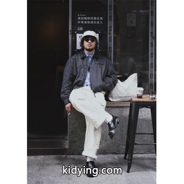 グレー ヴィンテージ加工 シンプル ジャケット 偽物 秋冬 モダン 落ち着いた アクネ ストゥディオズ Acne Studios 注目-5