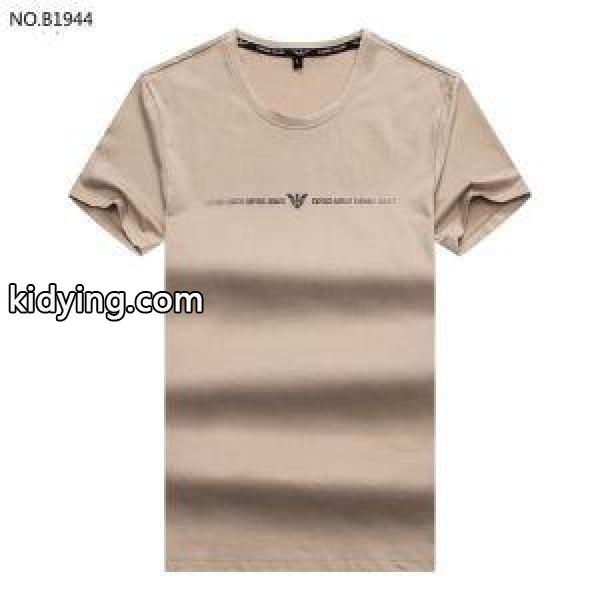 数量限定新作登場ストレッチソフトＴシャツ半袖黒白カーキARMANIアルマーニ コピー 服ワイドシルエット運動性-1