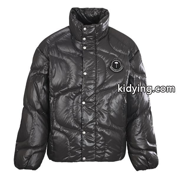 MONCLER モンクレール 偽物 機能 ブラック ショート ダウンジャケット 冬向けアウター-0