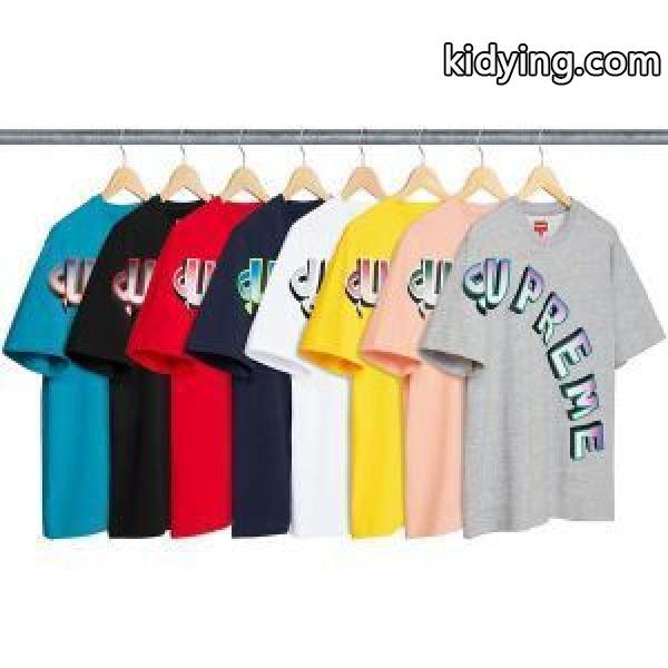 2018最高ランキング シュプリーム SUPREME  18SS Gradient Arc Top  半袖Tシャツ 多色可選 流行の注目ブランド_半袖Tシャツ_メンズファッション_スーパーコピーブランド激安通販 専門店-0