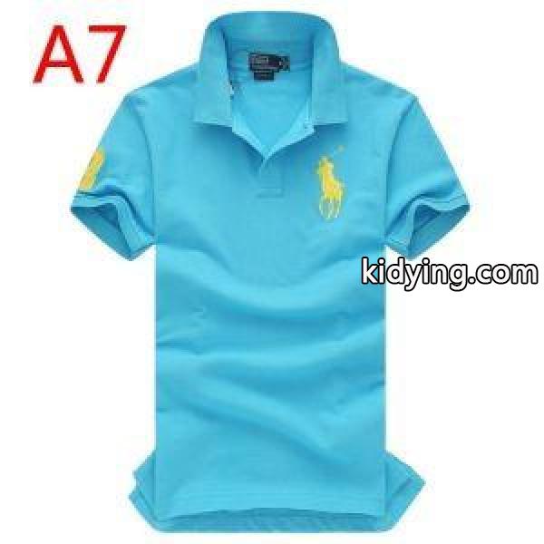 スマートなPolo Ralph Laurenポロ ラルフローレン激安無地ストライプメンズビジネス用ポロ半袖tシャツコピー-6