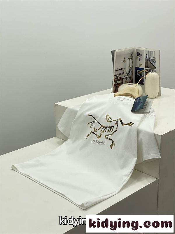 ネイビー展開 プリント 半袖Tシャツ 高級 柔らか質感 ARCTERYX 個性際立つ アークテリクス 偽物-2