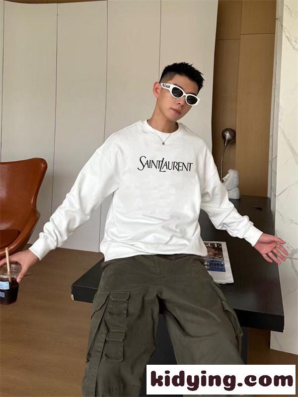 トレーナー 柔軟裏毛 ベーシック設計 通年対応 新作 SAINT LAURENT イヴ・サンローラン コピー-2