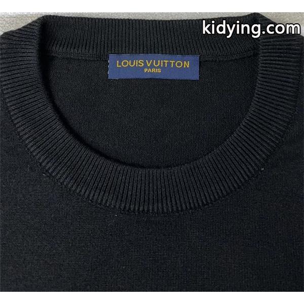 LOUIS VUITTON ルイヴィトン コピー 注目の新作!ロゴ ニットホワイト シンプル 抜群-3