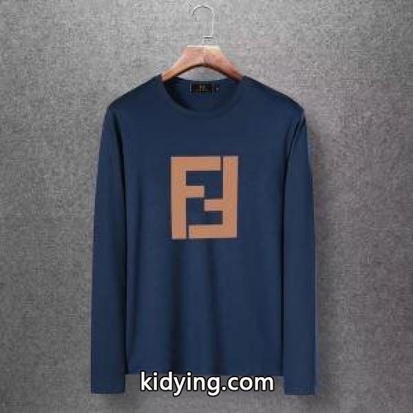 4色可選 長袖Tシャツ 秋冬おしゃれをより楽しませる 2019秋冬の必需品 フェンディ FENDI_フェンディ FENDI_ブランド コピー 激安(日本最大級)-1