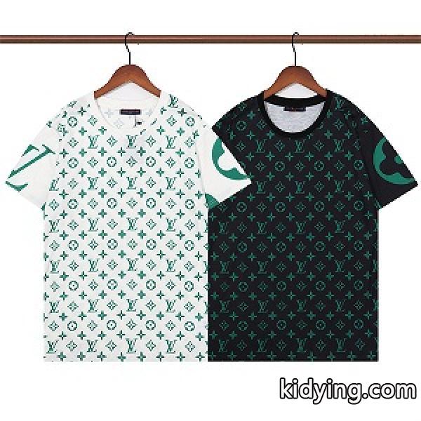 ヴィトン t シャツ コピーLOUIS VUITTON爆買いトレンドワイドリラックスアイテムtシャツかっこいい-0