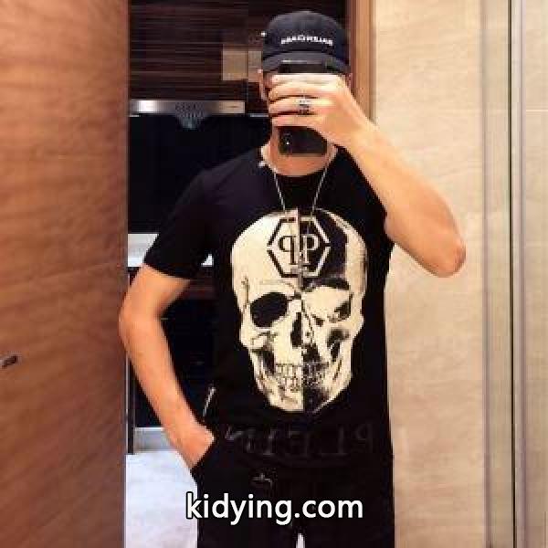 主張性もカジュアルさ Tシャツ/半袖 PHILIPP PLEIN 2色可選フィリッププレイン今流行りの最新コレクション_フィリッププレイン PHILIPP PLEIN_ブランド コピー 激安(日本最大級)-2