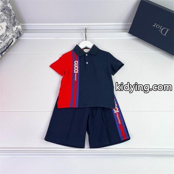 2色可選kids~GUCC1 コピー 上下セット半袖Tシャツファッション_スーパーコピーブランド激安通販 専門店-0