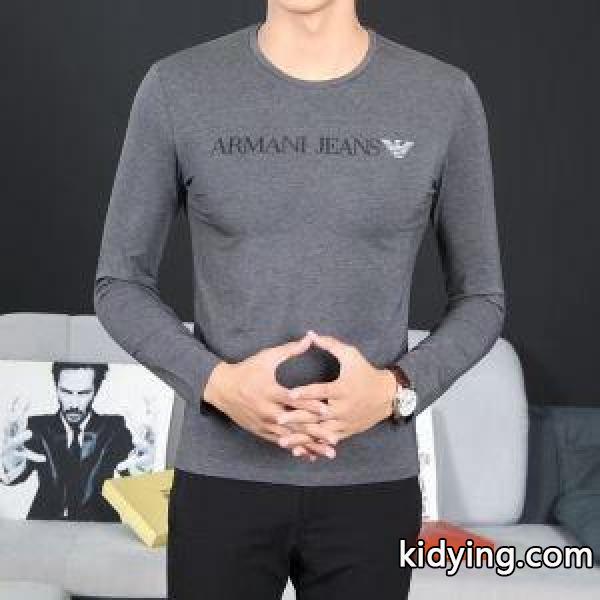 アルマーニ ARMANI 2017秋冬 爆買い品質保証 3色可選 長袖Tシャツ 素敵_アルマーニ ARMANI_ブランド コピー 激安(日本最大級)-0