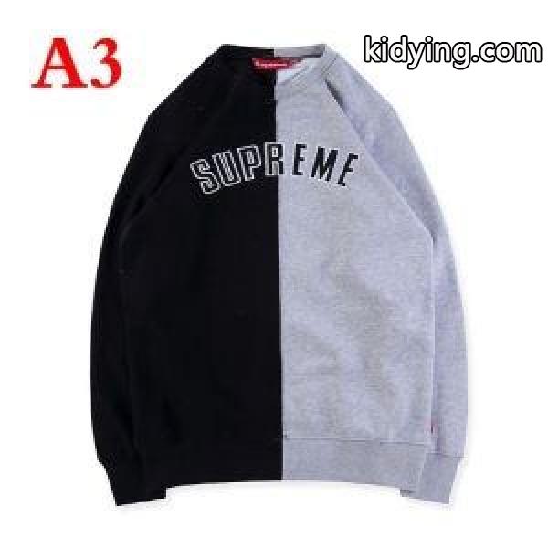 18SS新作 多色選択可 Supreme Split Crewneck Sweatshirt 暖かさと軽さを兼ね備えた プルオーバーパーカー_シュプリーム SUPREME_ブランド コピー 激安(日本最大級)-2