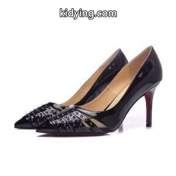 超激得限定セールクリスチャンルブタンパンプス値段安いCHRISTIAN LOUBOUTINスパイクスヒールパンプスブラック-0