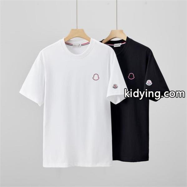 Moncler GENIUS&1952ロゴパッチ半袖Tシャツ&関税送料込41324042モンクレール コピーナチュラル-0