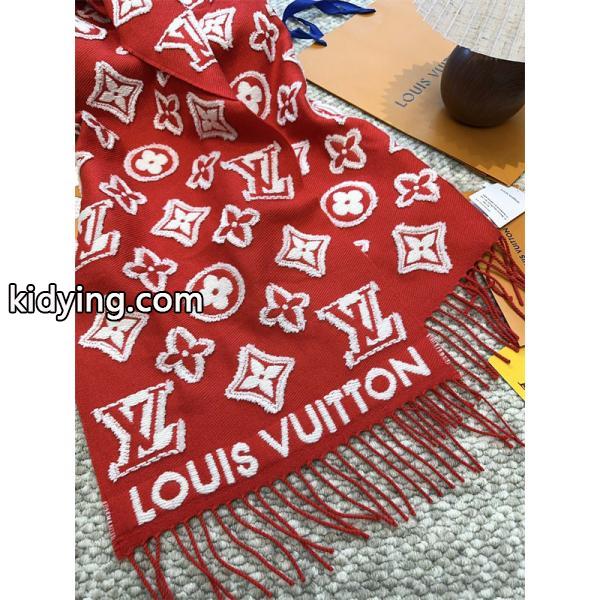 LOUIS VUITTON（ルイ・ヴィトン）3Dモノグラム マフラー 34×200cm ウール×カシミヤ×シルク ユニセックス 2025秋冬新作-2